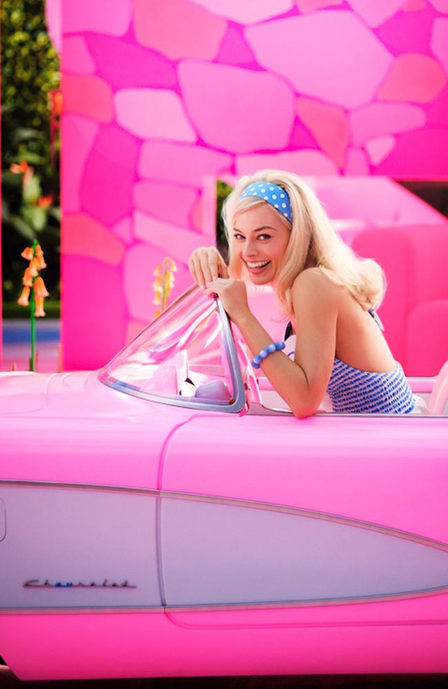 This image of Margot Robbie as Barbie was released in April. Picture: Warner Bros