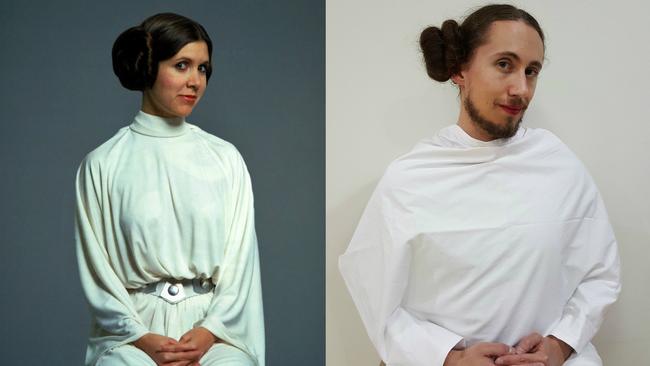 Princess Leia from the epic film series Star Wars.