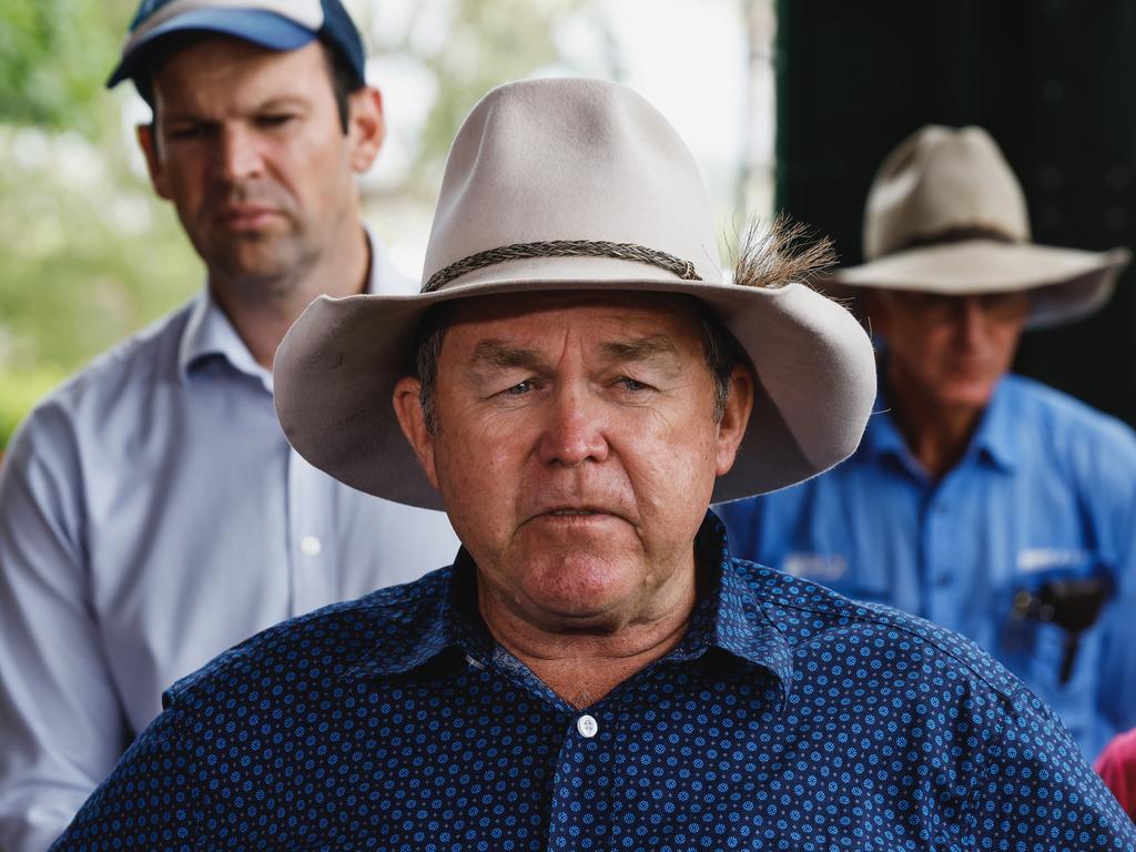 Flynn MP Colin Boyce at the Gracemere Saleyards. Image credit: Brad Hunter Office of the Deputy Prime Minister.