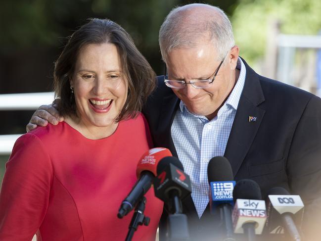 Scott Morrison praised Ms O’Dwyer as a “great woman” who had done a lot for the Australian public. Picture: Supplied. Picture: AAP Image/Ellen Smith