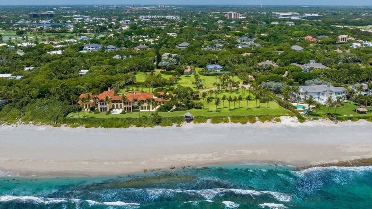 Larry Ellison purchased this waterfront property in North Palm Beach, Florida, in 2021 for $US80 million. Picture: Realtor