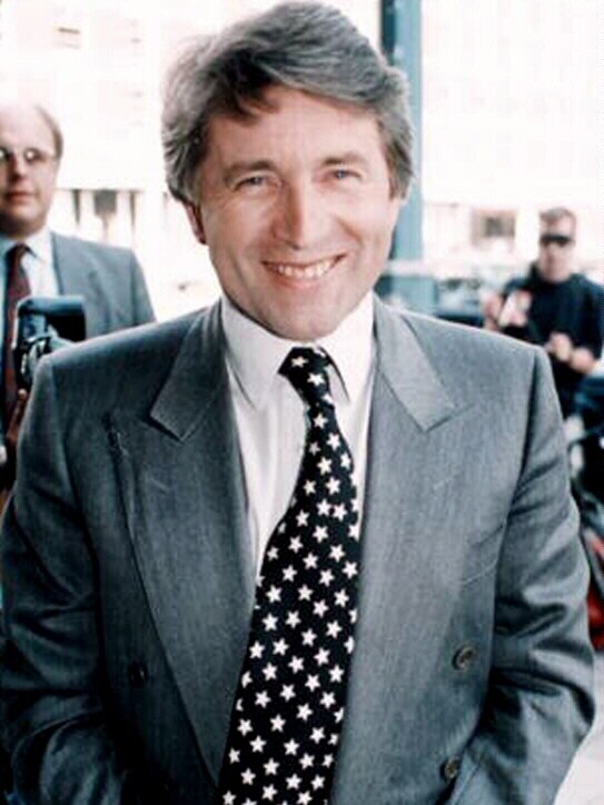 Journalist Jonathan Dimbleby pictured in 1994, the year he interviewed Charles.