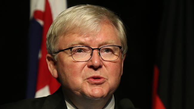 Former PM Kevin Rudd attending a breakfast to mark the 10th Anniversary of the National Apology to AustraliaÕs Indigenous Peoples at Parliament House in Canberra. Picture Kym Smith