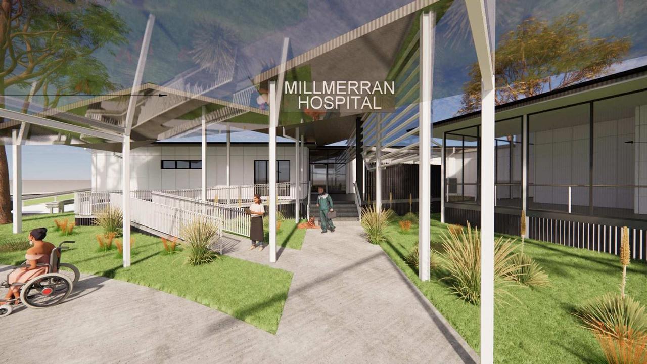 Concept art for the new Millmerran Hospital, which is part of a ministerial infrastructure designation application to the state government.