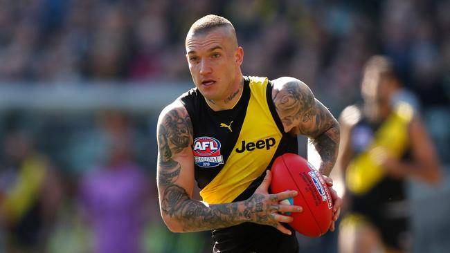 Is Dustin Martin the best Tiger of the modern era? Picture: Michael Willson/AFL Photos