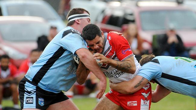 Woolgoolga Seahorses v South Grafton Rebels in first grade during round six of the 2024 Group 2 Rugby League competition at Solitary Islands Sports Ground. Picture: Leigh Jensen