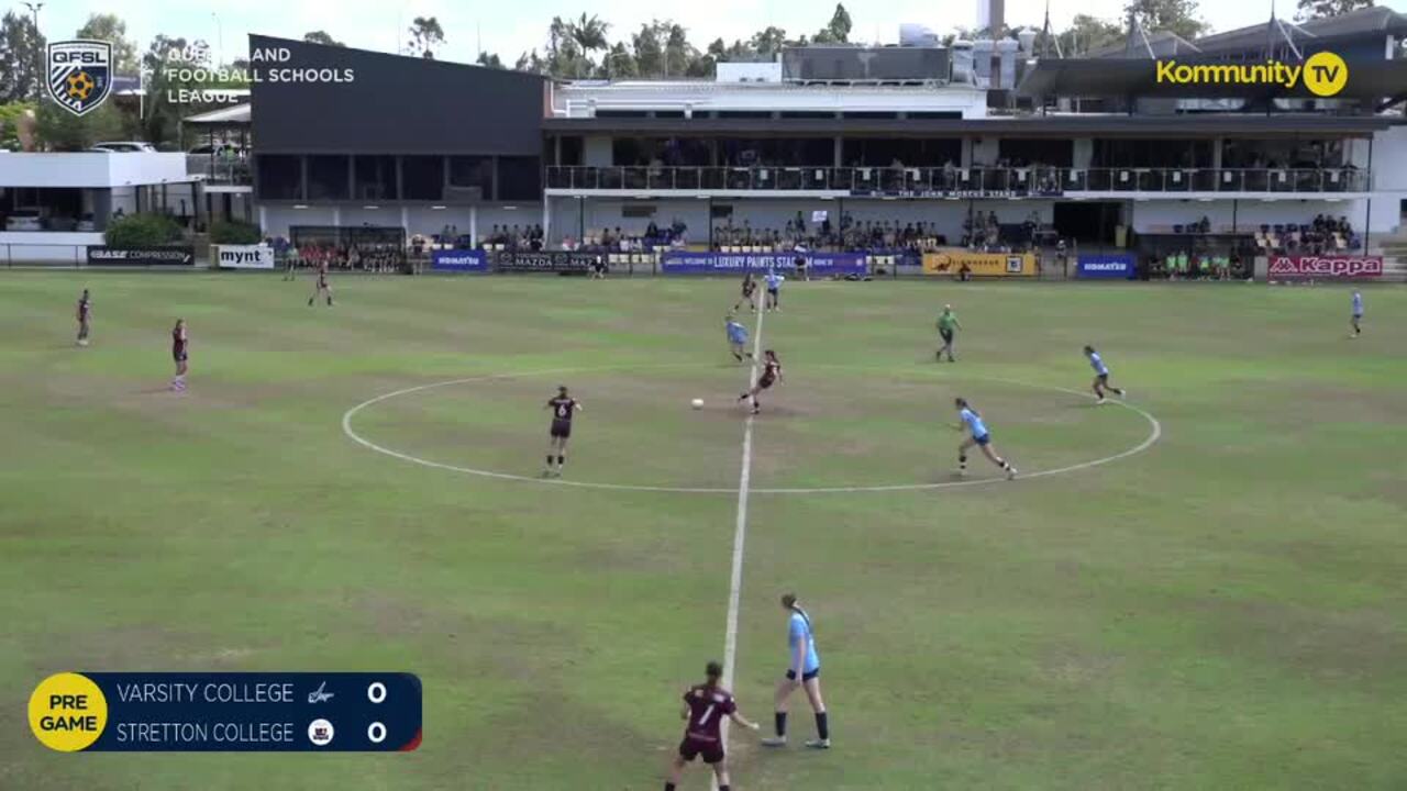 Replay: Varsity College v Stretton College (Senior Girls) - Queensland Football Schools League grand finals