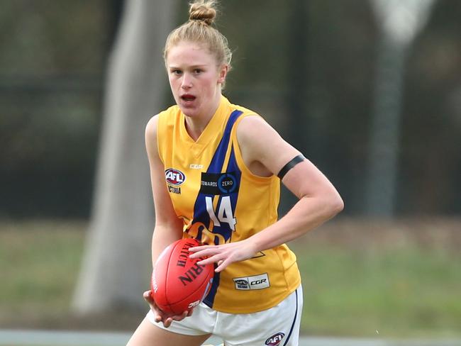 Western Jets star Isabella Grant in action. Picture: AFL Victoria