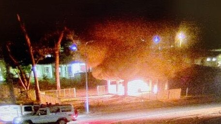 Police photos of Aurukun community unrest. Supplied by Queensland Police Service