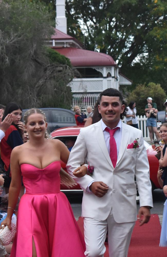 Samantha Burns and Saif Kaaoua at the 2024 Warwick State High School formal. November 15, 2024.