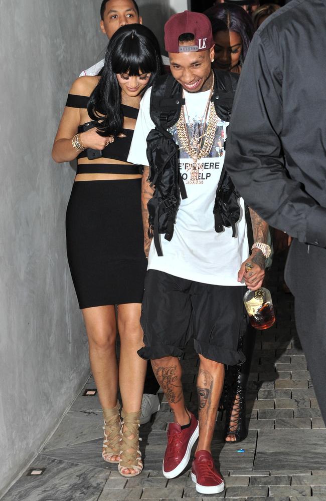 Tyga and Kylie Jenner attend Republic Records 2015 VMA after party at Ysabel in West Hollywood. Picture: Getty