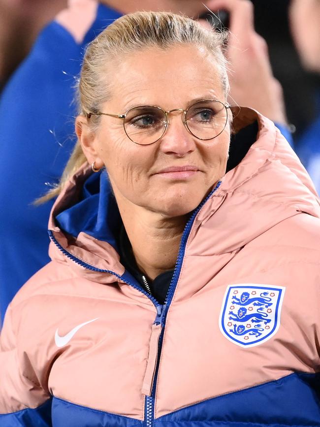 Sarina Wiegman is being touted as the possible next coach of England’s men’s team. Picture: FRANCK FIFE / AFP