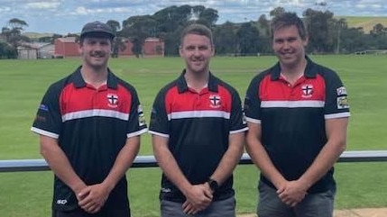 Jake Egel and Angus Dayman have joined Eudunda Robertstown in the NEFL. Picture: Eudunda Robertstown Football Club