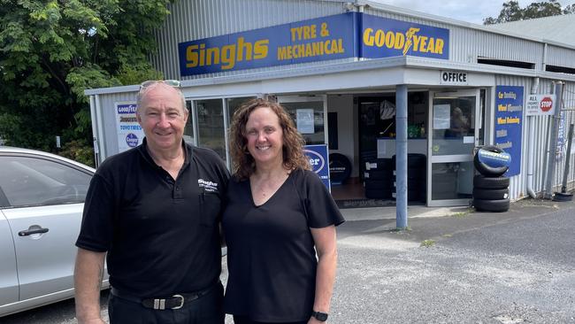 Lorriane McCormack and Brad McCormack - still smiling in adversity. Picture: Savannah Pocock