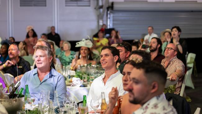 Crowd watching the race in excitement. SUPPLIER: Helen Orr