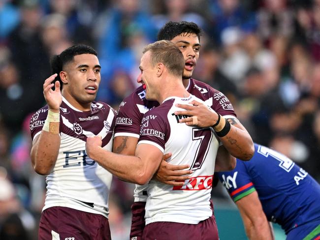 Cherry-Evans says he is still happy at Manly but reveals he did talk to rival clubs when he became a free agent in November. Picture: Getty Images