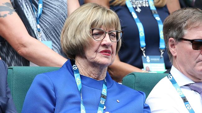 Margaret Court at the Australian Open. Picture: Julie Kiriacoudis