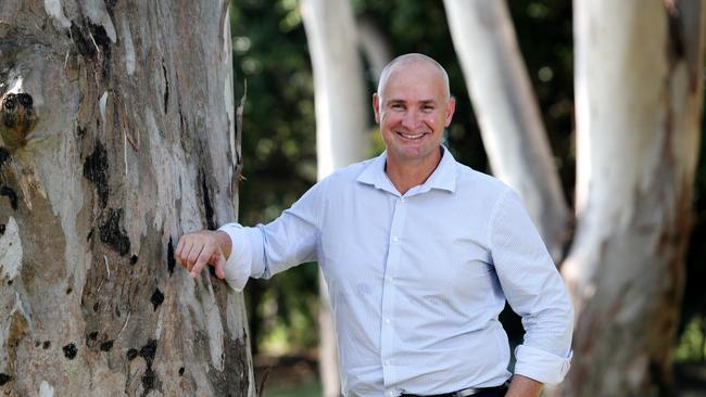 Gladstone MP Glenn Butcher at Lions Park. Picture: Tara Croser