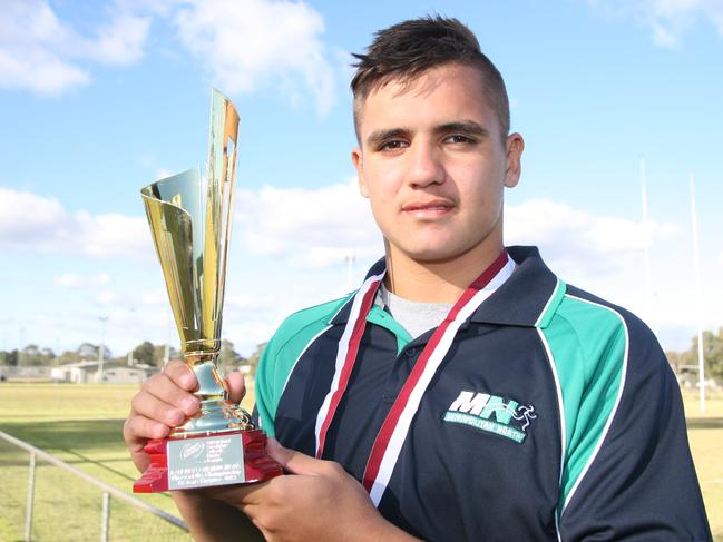 Nikorima was once named player of the U18 Rugby League State Championships. Picture: Aiden Burgess