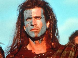 Mel Gibson in a scene from 1995 film 'Braveheart'