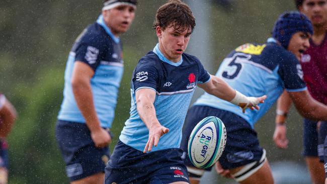 Action in the U15 match between Gen Blue and Queensland Reds. Pic: Kev Nagle