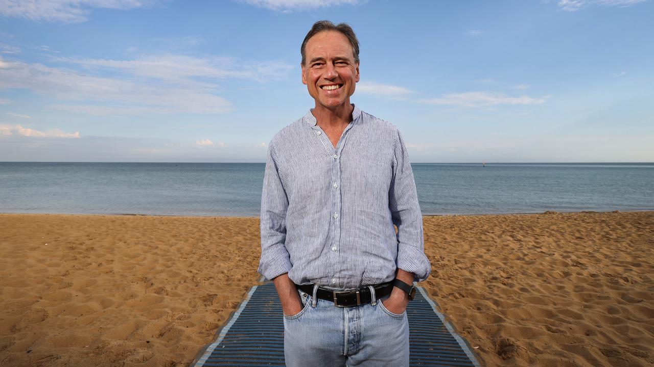 Retiring Federal Minister for Health Greg Hunt. Picture: David Caird