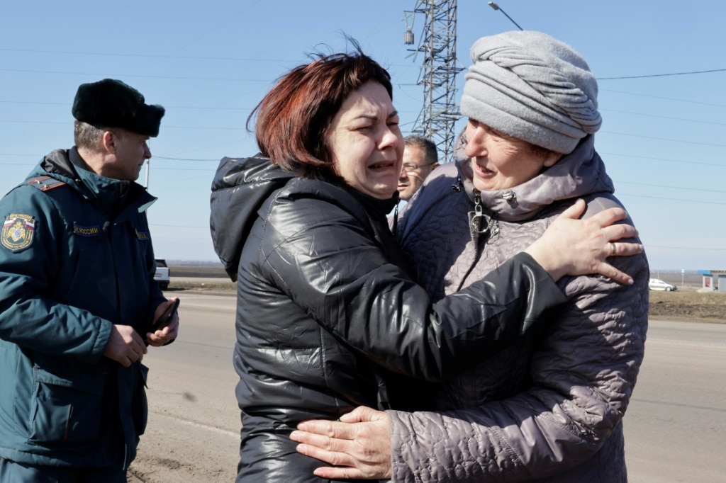 ‘I’m alive’: Russian Kursk evacuees reunite with families