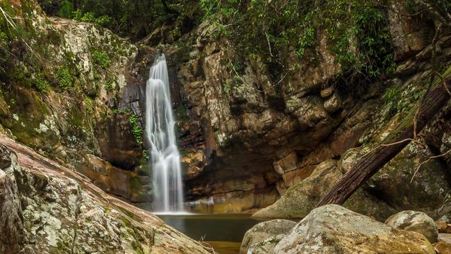 Cronan Creek Falls at Mount Barney National Park. Picture @kenwarephotos