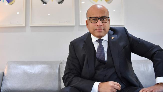 Sanjeev Gupta, executive chairman of Whyalla steelworks operator GFG Alliance, which was ousted in a bombshell move. Picture: Ben Stansall/AFP