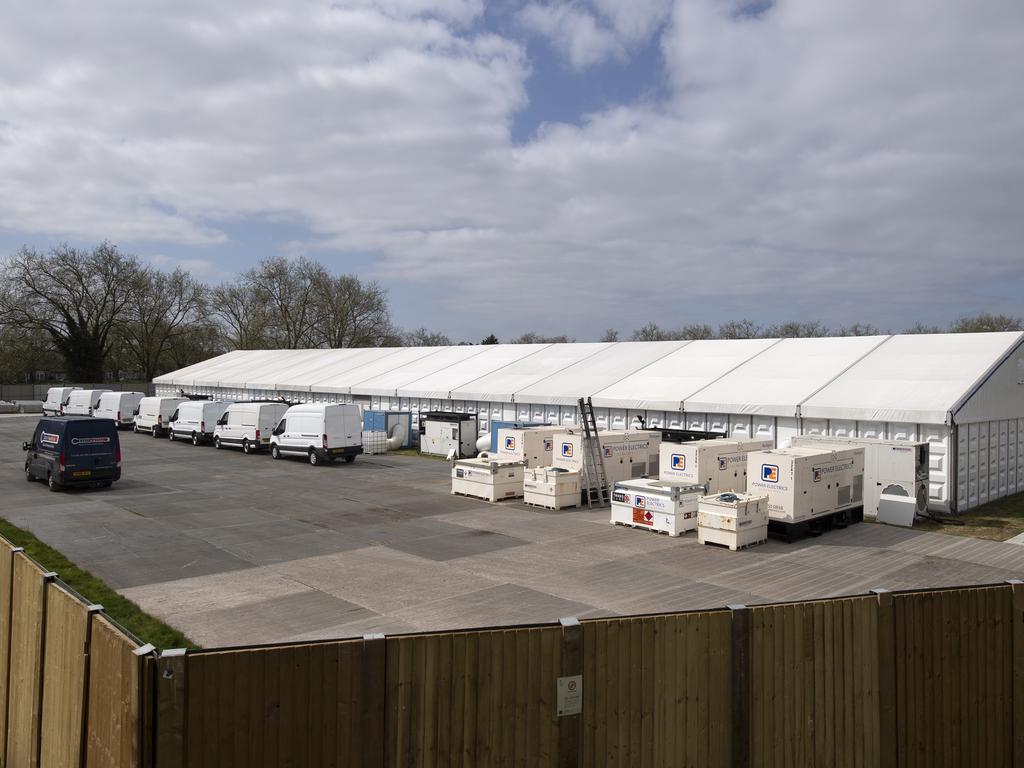 Temporary mortuaries have been set up across the UK as the country grapples with a deadly second wave. Picture: Justin Setterfield/Getty Images