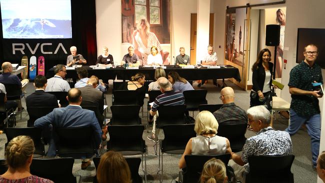 Billabong's annual general meeting at its West Burleigh HQ. Picture Glenn Hampson