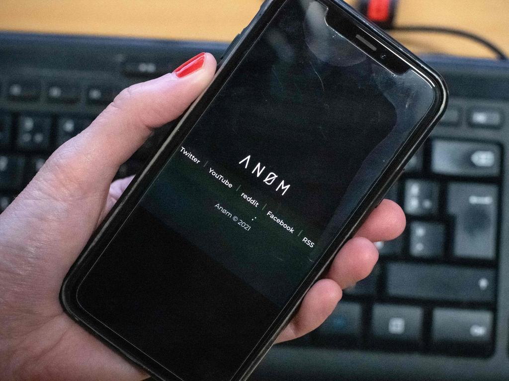 The AN0M app which was secretly operated and monitored by the FBI and AFP.