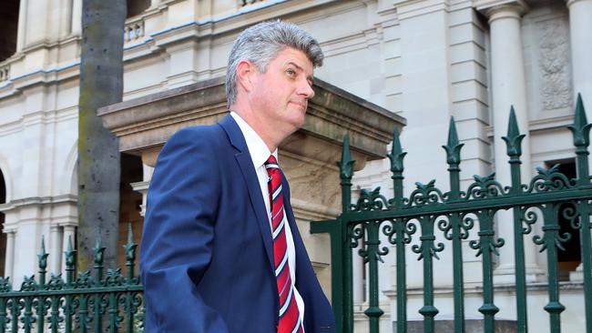 Stirling Hinchliffe following his resignation as transport minister yesterday. Picture: Darren England