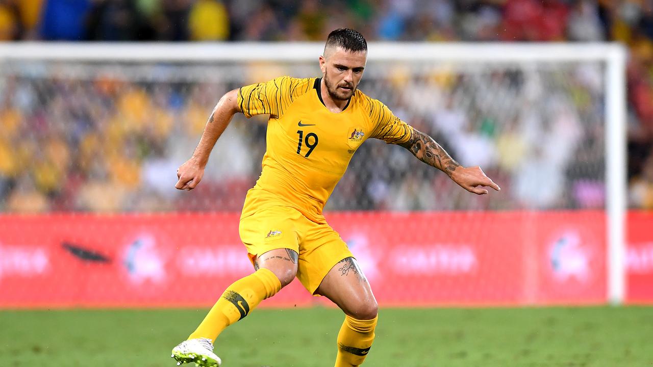 Josh Risdon of Australia in action