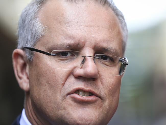 Scott Morrison has already moved ahead of Opposition leader Bill Shorten as the preferred Prime Minister. Picture: Dylan Robinson