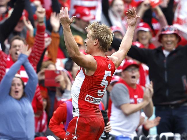 The Swans have had their best-ever start to a season since moving to Sydney. Picture: Phil Hillyard