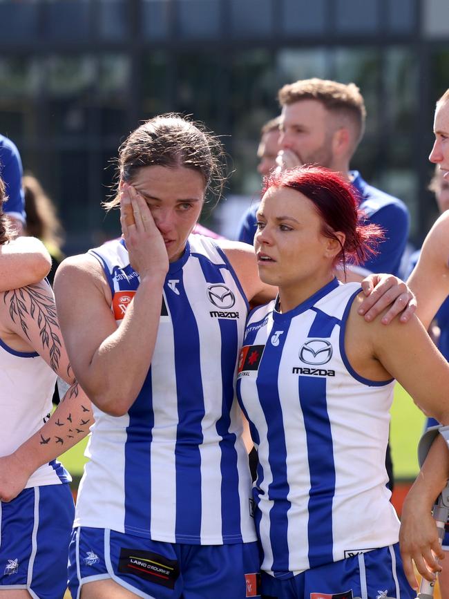 North Melbourne has bottled last year’s disappointment. Picture: Jonathan DiMaggio/AFL Photos/via Getty Images.