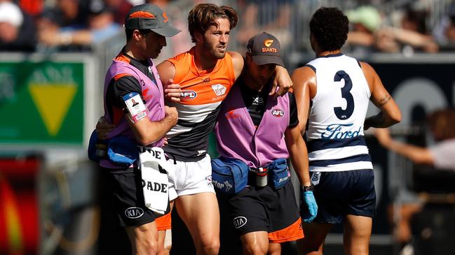 Despite Callan Ward’s injury, the Giants are unlikely to be big players in the mid-season draft. Picture: Getty Images