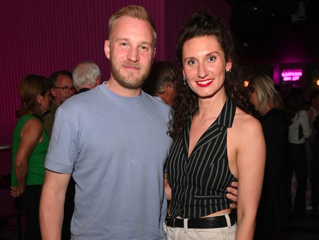 Sam Phillips and Bessie Carter pictured in May last year. Picture: Alan Chapman/Dave Benett/Getty Images