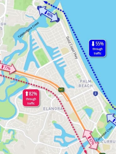 Light rail planning document - future transport increases through Palm Beach on the southern Gold Coast.