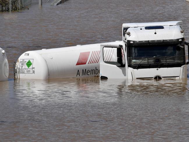 Flood damage in Oxley. The region is set to be hit with more wild weather. Picture: NCA NewsWire/John Gass