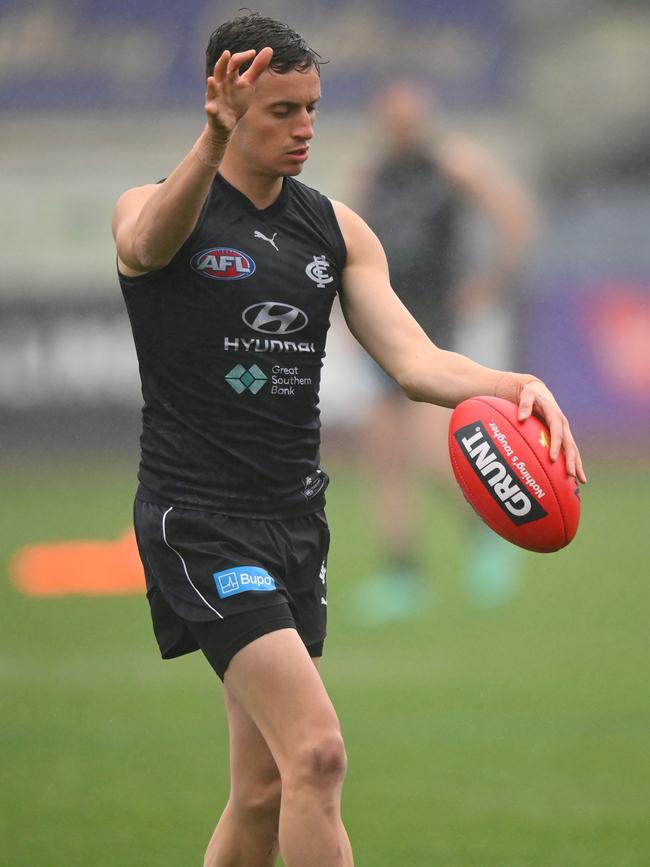 Orazio Fantasia was ready to go on the first day. Picture: Morgan Hancock/Getty Images