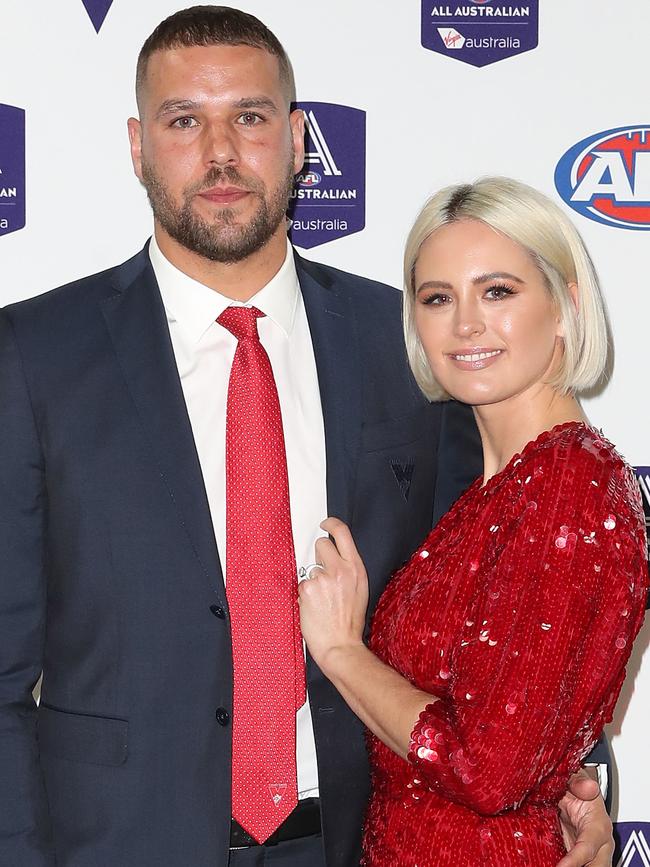 Lance and Jesinta Franklin. Picture: Getty Images