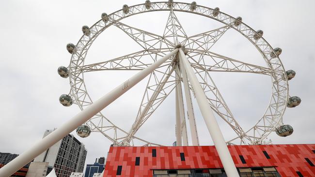 The Melbourne Star observation wheel may be brought back to life. Picture: Ian Currie