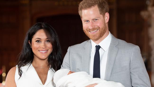 Archie made his first public debut just two days after being born in May. Picture: Dominic Lipinski/Getty