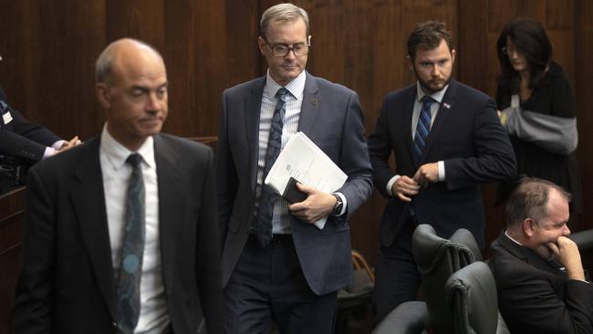 MPs Guy Barnett and Michael Ferguson after the voluntary assisted dying passed a key milestone in parliament in December 2020. Picture Chris Kidd