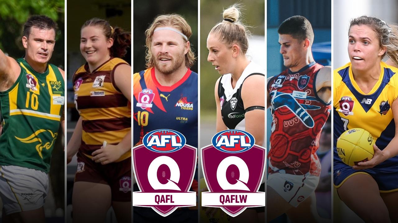 Standout performers from round six and seven of the QAFLW, QAFL. Pictures: Highflyer Images, Craig Slaney Sports Photography and Brooke Sleep Media.