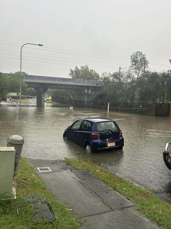 The water receded within an hour. Picture: Tabatha Watego