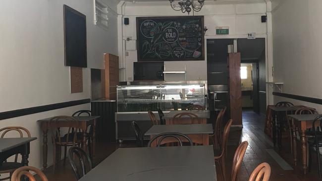 Cafe Be Bold recently closed and rising rents and lack of parking are some of the reasons being blamed on eateries closing down in the "Village'. Picture: Darren Cartwright