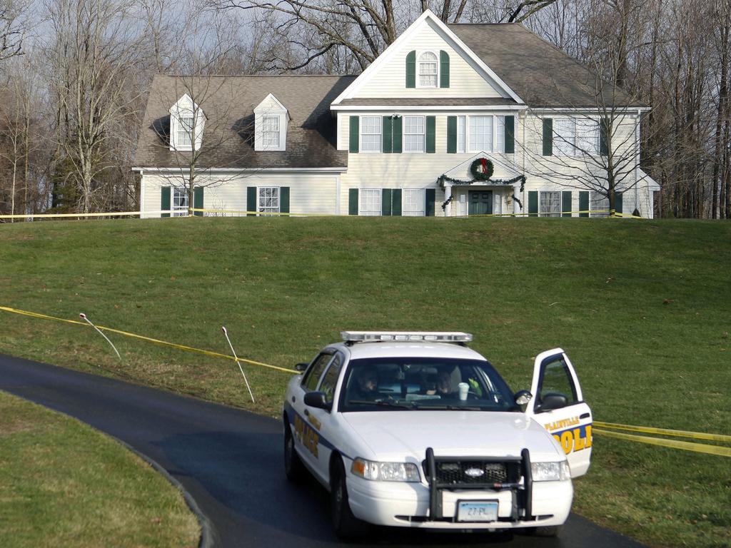 The house where Adam Lanza lived with his mother, Nancy. Picture: AP